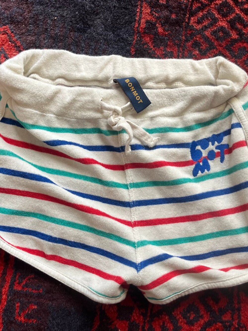 Bonmot terry cloth shorts unisex 8-9 years